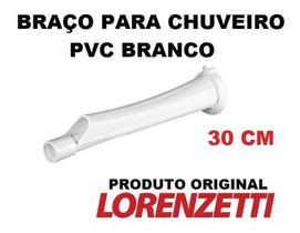 Cano para chuveiro 30cm branco Lorenzetti