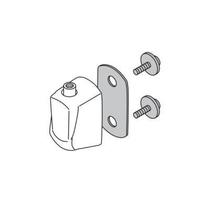 Canoa Pearl NDL-300 Decade Maple Series Individual para Bumbo com parafusos de fixação interna