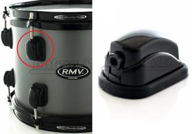 Canoa RMV Preta PAC19 individual para Tons, Surdos e Caixas - RMV Drums