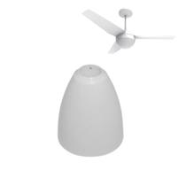Canopla Inferior Plástica p/ Ventiladores de Teto Aliseu Canopla Inferior Plástica p/ Ventiladores de Teto Aliseu
