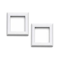 Canopla Nylon Acabamento Tubo Corrimão Guarda Corpo Quadrada 50x50mm 2x2 Pol Branca KIT 2/UN Canopla Nylon Acabamento Tubo Corrimão Guarda Corpo Quadrada 50x50mm 2x2 Pol Branca KIT 2/UN