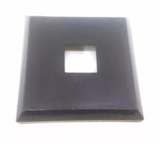 Canopla Nylon Corrimão Quadrada Preta 5 Peças 20X20Mm Canopla Nylon Corrimão Quadrada Preta 5 Peças 20X20Mm