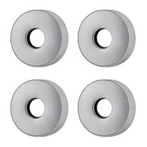 Canopla para braço de chuveiro BathAce em aço inoxidável, cromada, kit com 4 Canopla para braço de chuveiro BathAce em aço inoxidável, cromada, kit com 4