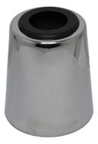 Canopla PEX Esteves Cromada Alumínio Furo 20mm Base 53mm Altura 55mm