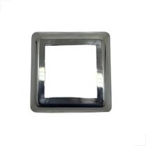 Canopla Quadrada 2 Polegadas Corrimão Guarda Corpo - Cromado Canopla Quadrada 2 Polegadas Corrimão Guarda Corpo - Cromado