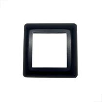 Canopla Quadrada 2 Polegadas Corrimão Guarda Corpo - Preto