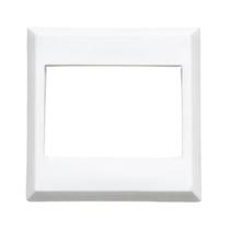 Canopla Retangular PVC Branca 2.3/8"x1.1/2" 60x40 Canopla Retangular PVC Branca 2.3/8"x1.1/2" 60x40