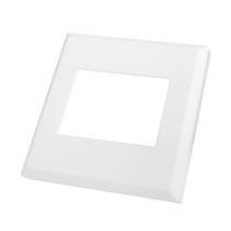 Canopla Retangular PVC Branca 35x50