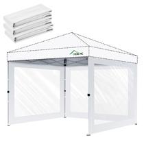 Canopy Sidewalls Acepic Clear para tenda dobrável 10x10, pacote com 3