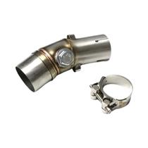 Canos De Ligação Do Escape Para Motocicleta Kawasaki ER6N Versys 650 Z650 Ninja 51mm