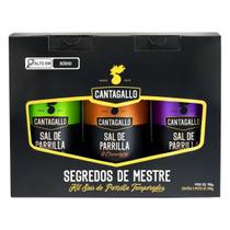 CANTAGALLO KIT 3 SAIS DE PARRILLA CHURRASCO - POTE 250g