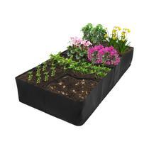 Canteiro Elevado De Tecido Com 4/8 Divisórias, Saco De Cultivo Quadrado De Feltro, Vaso Para Plantio Canteiro Elevado De Tecido Com 4/8 Divisórias, Saco De Cultivo Quadrado De Feltro, Vaso Para Plantio