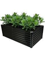 Canteiro Metálico Elevado Jardim Retangular Alto 180x90cm Canteiro Metálico Elevado Jardim Retangular Alto 180x90cm