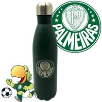 Cantil de Aço Inox 750ml Palmeiras Ideal Para Hidratacão Com Garantia