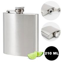 Cantil de Bolso em Aço Inox 210 ml - uni home