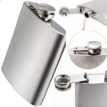 Cantil De Bolso Inox Porta Bebida Whisk Vodka Portátil 235ml Cantil De Bolso Inox Porta Bebida Whisk Vodka Portátil 235ml