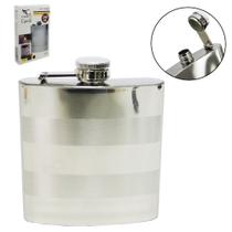 Cantil De Inox 240ml 13,5x9,5x2,5cm - Caerus