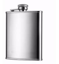 Cantil Em Aço Inox 230 Ml Porta Bebidas Rum - Whisky - Vodka