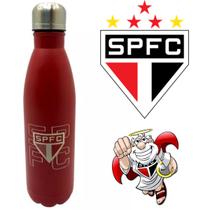 Cantil Esportivo Inox 750ml São Paulo Ideal Para Esportes Original Oficial