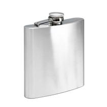 Cantil Inox Frasco 200ml Garrafa Whiskeira Bolso Bar Cor Prateado HZ-01-0879
