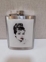 Cantil pequeno de Inox para bebidas com estampa 13x10cm