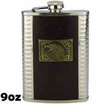 Cantil Porta Bebida Aço Inox 266 ML Águia CBRN11643 Cantil Porta Bebida Aço Inox 266 ML Águia CBRN11643