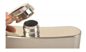 Cantil Porta Bebida De Bolso 235ml Inox 8oz Whisky Vodka Luxo Cantil Porta Bebida De Bolso 235ml Inox 8oz Whisky Vodka Luxo