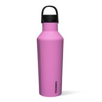 Cantina esportiva Thermos Corkcicle 600 ml com isolamento triplo rosa Cantina esportiva Thermos Corkcicle 600 ml com isolamento triplo rosa