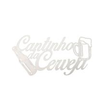 Cantinho Da Cerveja Em Mdf Branco - trovarelli