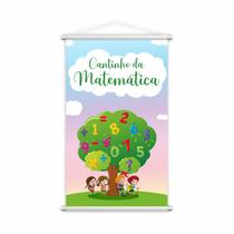 Cantinho da Matemática Operações Banner Pedagógico 80x50cm