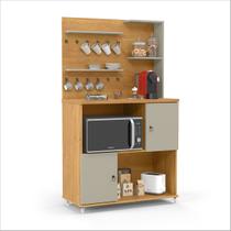 Cantinho do Café/Armário de Cozinha Cinamomo/Off White - Aconchego - Patrimar Móveis