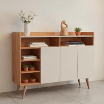 Cantinho do Café Balcão Buffet Para Cozinha 3 Portas Celta