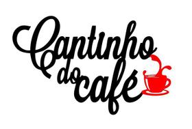 Cantinho do Café Letra Decorativa MDF Preto/Vermelho 35cm - Decor House