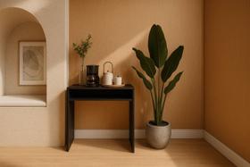 Cantinho Do Café Mesa De Apoio Aparador Com Prateleira Recepção Preto Cód.702 Cantinho Do Café Mesa De Apoio Aparador Com Prateleira Recepção Preto Cód.702