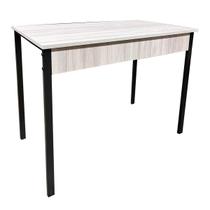 Cantinho do Café Mesa Pequena Atendimento 90x50 Amantea/Preto REALME