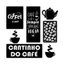 Cantinho Do Cafe Placas Decorativas Frases Exclusivas Em Mdf - avui.ideias