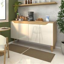 Cantinho do Café Royal 4 Portas Nature/Off White - Panorama Móveis Cantinho do Café Royal 4 Portas Nature/Off White - Panorama Móveis