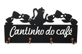 Cantinho Do Café Suporte Parede Para 4 Xícaras