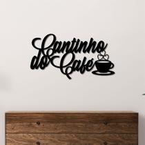 Cantinho do café três corações 40 CM / MDF 3MM Cantinho do café três corações 40 CM / MDF 3MM