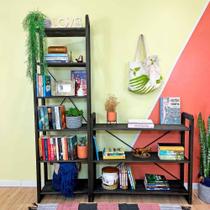 Cantinho Estante e Aparador de Madeira Pinus Linea Tabaco Cantinho Estante e Aparador de Madeira Pinus Linea Tabaco