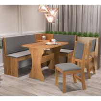 Canto Alemão Cash com 2 Cadeiras Sol Viero Canto Alemão Cash com 2 Cadeiras Sol Viero