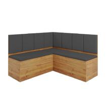 Canto Alemão com Baú Liebe Veludo Viero Canto Alemão com Baú Liebe Veludo Viero