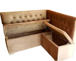 Canto Alemão com Baú sob medida 1,40x1,40cm