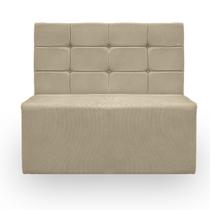 Canto Alemão Confortável para Apartamento Cozinha e Restaurantes Veludo Bege