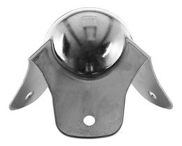 Canto Bola Para Case Aço Cromado Médio 3 Furos + Nota Fiscal