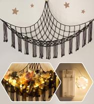 Canto de rede para animais de pelúcia com luz LED RelaxScene Black Canto de rede para animais de pelúcia com luz LED RelaxScene Black