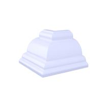 Canto Externo Forro P3 Moldurão/Luxo/Plus Branco Gelo 25un