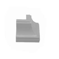Canto Externo p Acabamento em Forro PVC, Cinza c/ 50 un Canto Externo p Acabamento em Forro PVC, Cinza c/ 50 un