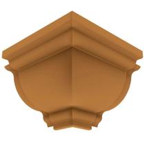 Canto Externo Para Rodaforro PVC Plasbil Premium 4 Peças Cerejeira