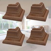 Canto Externo PVC 25mmX25mm com Engate Rápido Caixa com 4 unidades